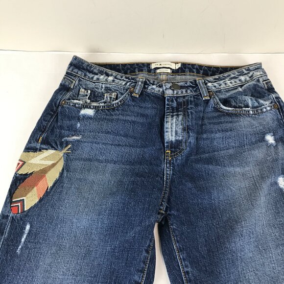 Women's MM Vintage Embellished Jeans Size 27 - Picture 2 of 10